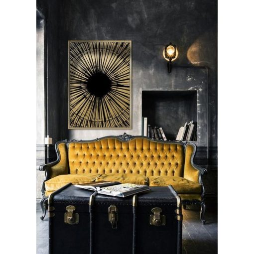 Golden Noir Modern fekete-arany kép 