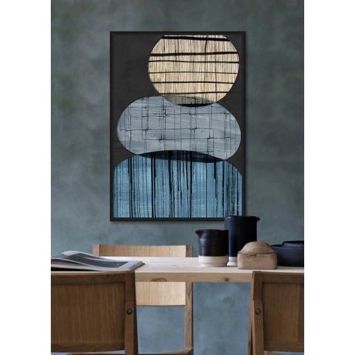 TOUR BLUE Absztrakt modern kép