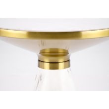 Kerek márvány lerakóasztakl, arany-márvány lerakóasztal, asztal nappaliba