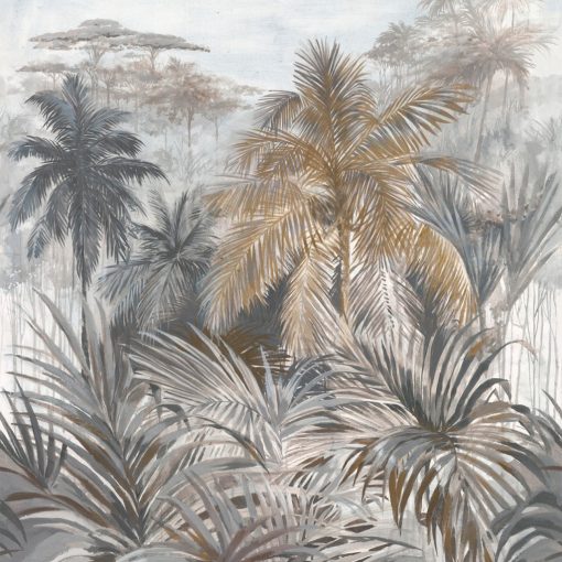 Selva, trópusi mintás tapéta, pálmafás tapéta