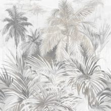Selva, trópusi mintás tapéta, pálmafás tapéta