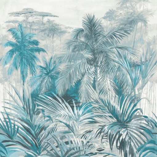 Selva, trópusi mintás tapéta, pálmafás tapéta