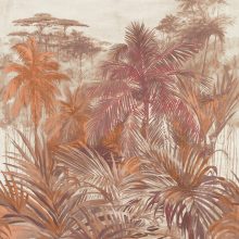 Selva, trópusi mintás tapéta, pálmafás tapéta