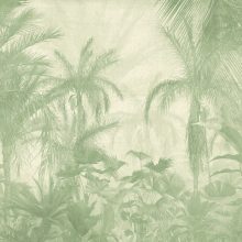 Borneo, pálmafa mintás tapéta