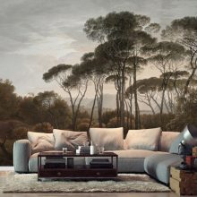 Umbrella Trees   Tájképet ábrázoló tapéta