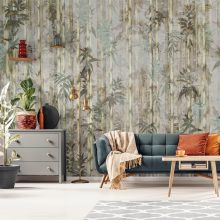 Bamboo Forest , bambusz mintás tapéta, növény mintás tapéta