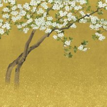 Nana  , fa mintás tapéta, virágos tapéta, japán hangulatú tapéta