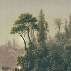 Colonial   Tájkép mintás tapéta,