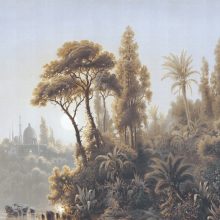 Colonial   Tájkép mintás tapéta,