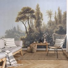 Colonial   Tájkép mintás tapéta,