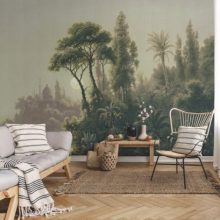 Colonial   Tájkép mintás tapéta,