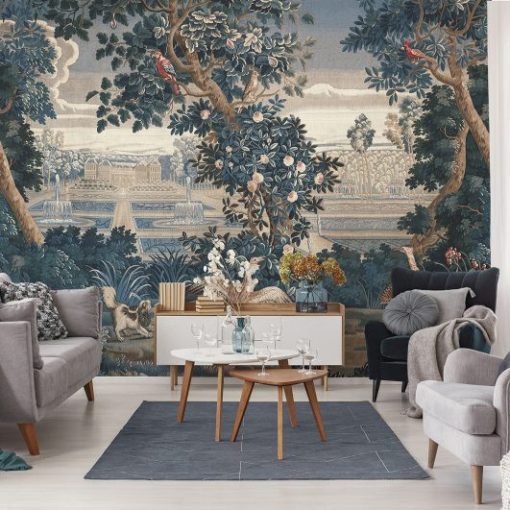 Tapestry   Tájkép mintás tapéta, Vintage tapéta, Állatos tapéta