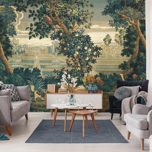 Tapestry   Tájkép mintás tapéta, Vintage tapéta, Állatos tapéta