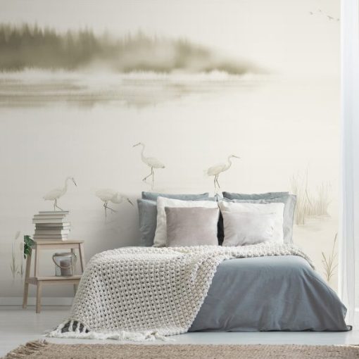 Albufera  Tájkép mintás tapéta, Állatos tapéta