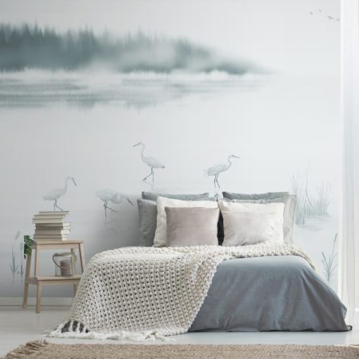 Albufera  Tájkép mintás tapéta, Állatos tapéta