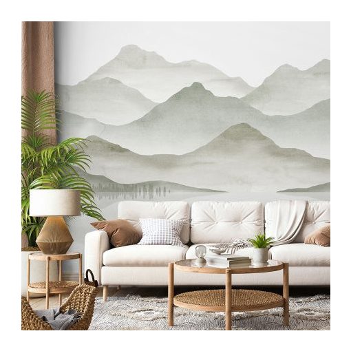 Fog Mountains  Tájkép mintás tapéta