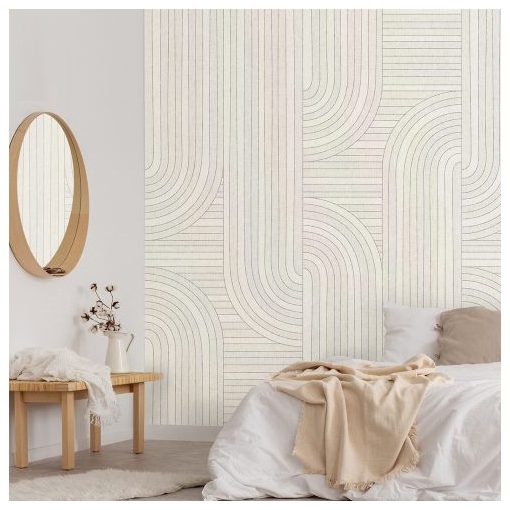 Rainbow  Lineáris mintás tapéta, Barna tapéta, Kék tapéta