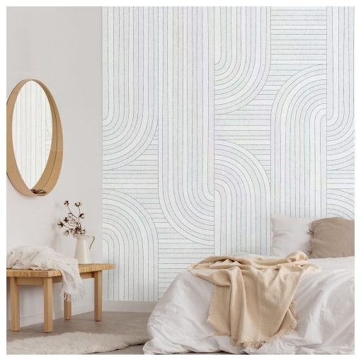 Rainbow  Lineáris mintás tapéta, Barna tapéta, Kék tapéta