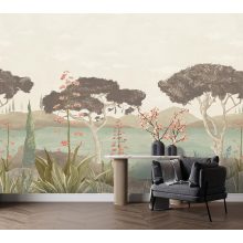 Patacona  tájkép mintás tapéta, fa mintás tapéta, növény mintás tapéta