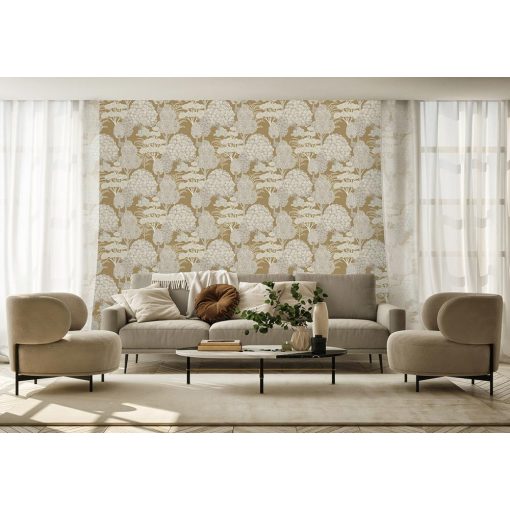 Vallesa fa mintás tapéta, tapéta nappaliba