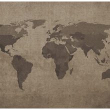 Atlas, térkép mintás tapéta