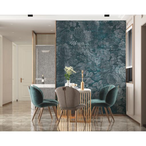 Uncovered Flowers    Tapéta visszafogott virág mintázattal