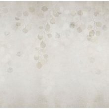 Fleur   Növény mintás tapéta fehér és barna színekben