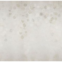 Fleur   Növény mintás tapéta fehér és barna színekben