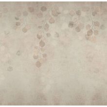 Fleur   Növény mintás tapéta fehér és barna színekben