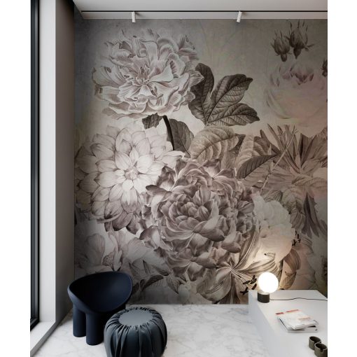 Nivra    Tapéta hatalmas virágokkal