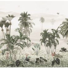 Sumatra      Dzsungel mintás tapéta két színben