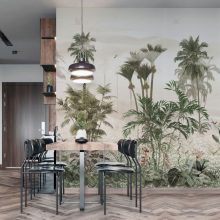 Sumatra      Dzsungel mintás tapéta két színben