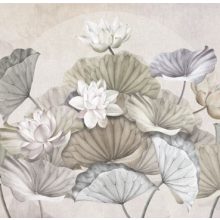 Zenlotus    Gyönyörű növény mintás tapéta