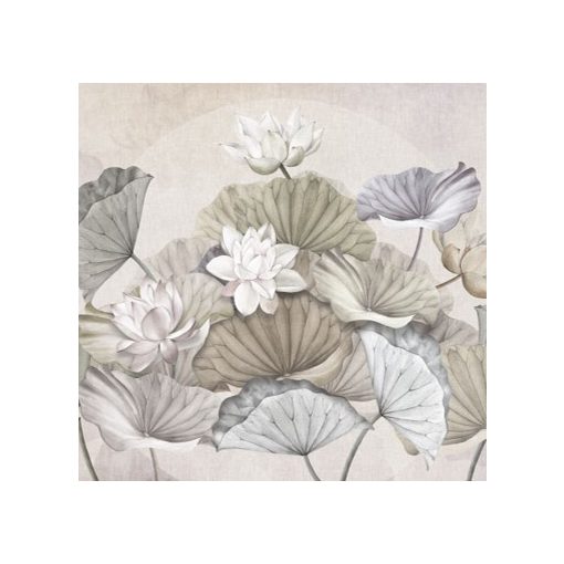 Zenlotus    Gyönyörű növény mintás tapéta