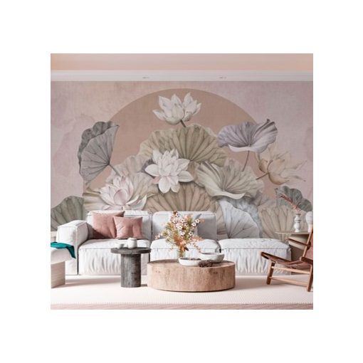 Zenlotus    Gyönyörű növény mintás tapéta