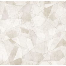 Riquadro    Geometriai mintás tapéta bézs és zöld színekben