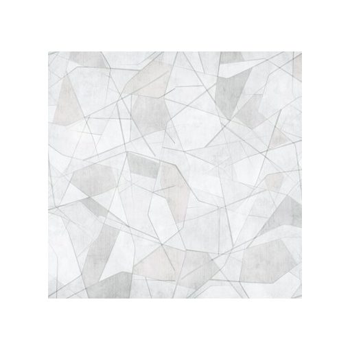 Riquadro    Geometriai mintás tapéta bézs és zöld színekben