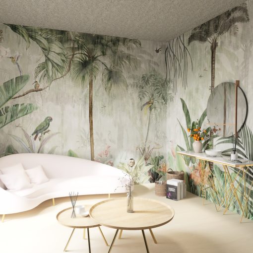 Journey- Dzsungel mintás tapéta elképesztő színekkel