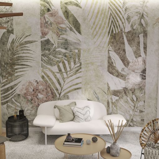 In Bloom-Trópusi virág mintás tapéta