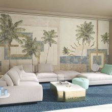 Sahara    Egyedi trópusi mintás tapéta