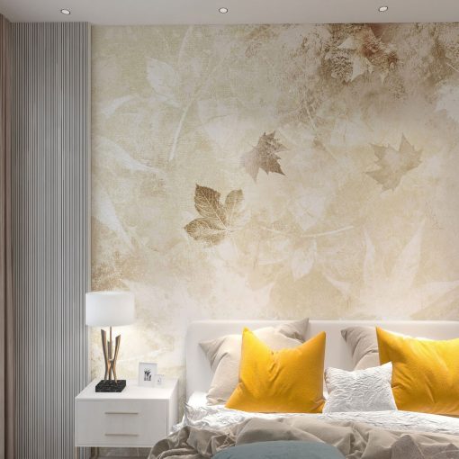 Linfa     Őszi levél mintás tapéta