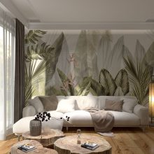 Pacifica      Trópusi mintás tapéta két színben