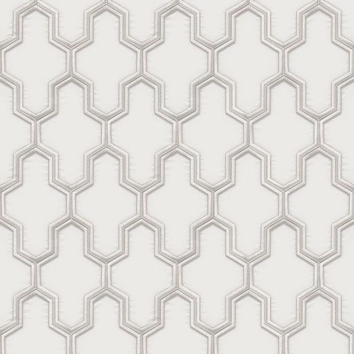 Geometric silk tapéta, geometriai tapéta, fehér tapéta, mintás tapéta, design tapéta