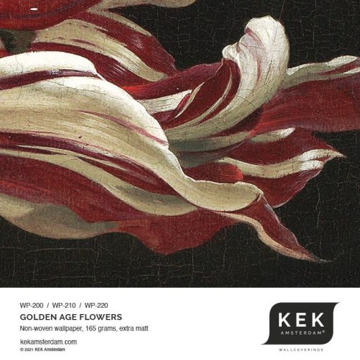 Aranykor virágai- Festett virágok, színes virágos tapéta