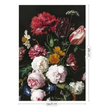 Aranykor virágai-festett virágok, színes virágos tapéta