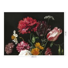 Aranykor virágai-festett virágok, színes virágos tapéta