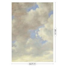 Aranykori felhők-Kék-fehér felhős tapéta