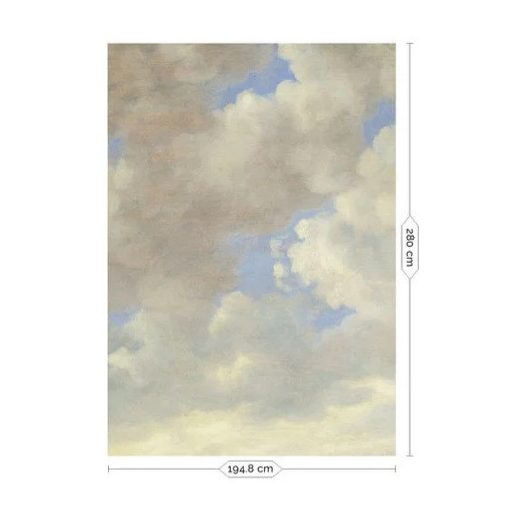 Aranykori felhők-Kék-fehér felhős tapéta