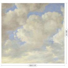 Aranykori felhők-Kék-fehér felhős tapéta