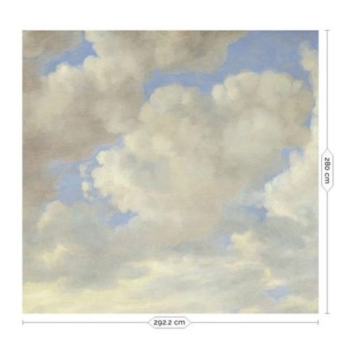 Aranykori felhők-Kék-fehér felhős tapéta